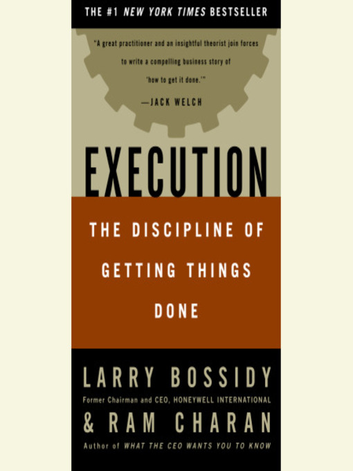 Title details for Execution by Larry Bossidy - Available